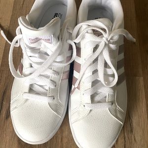 Adidas Cloudfoam Pink Stripes 9.5